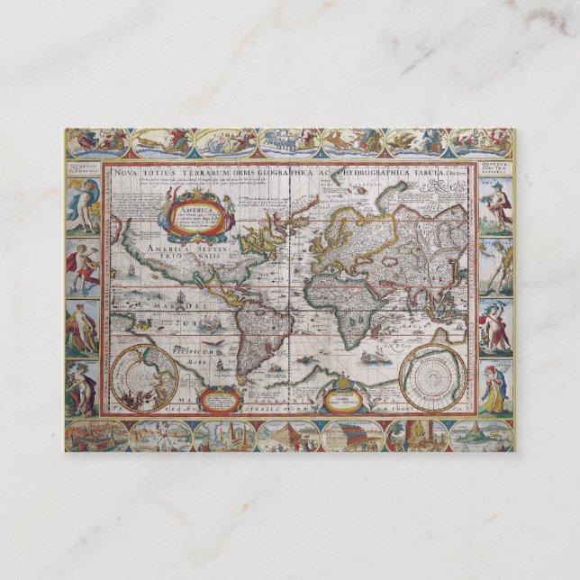 Cartes de visite antiques de coutume de carte du (Devant)