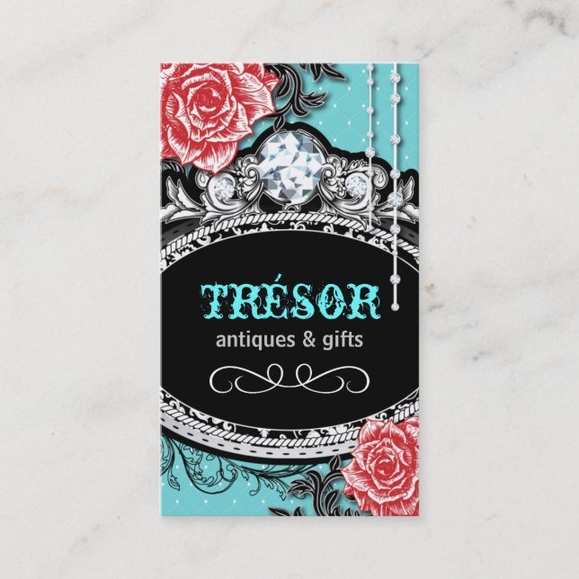 Cartes de visite antiques de magasin (Devant)