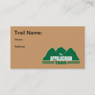 Cartes de visite appalachiens de traînée