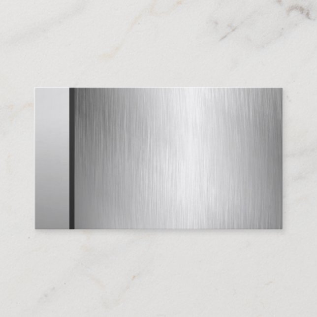 Cartes de visite argentés professionnels (Devant)