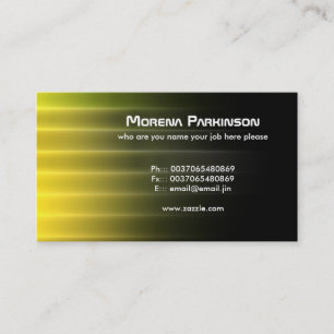 cartes de visite audacieux et modernes élégants