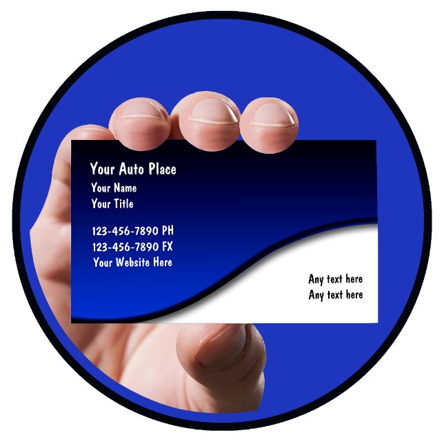 Cartes de visite automobiles (Créateur téléchargé)