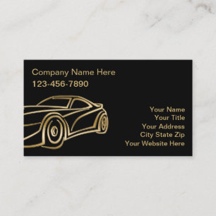 Cartes de visite automobiles
