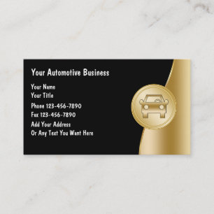 Cartes de visite automobiles