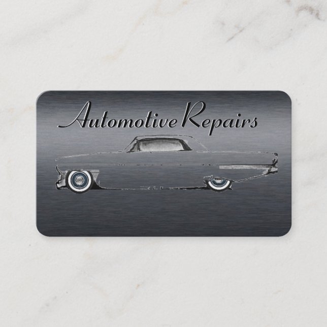 Cartes de visite automobiles classiques (Devant)