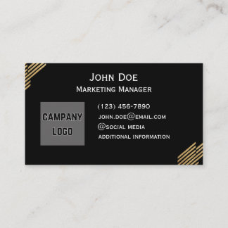 Cartes de visite avant et arrière du code QR