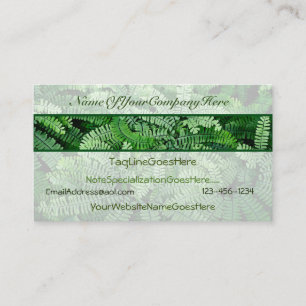 Cartes de visite avec thème nature