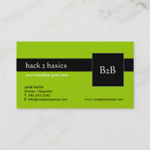 Cartes de visite - B2B