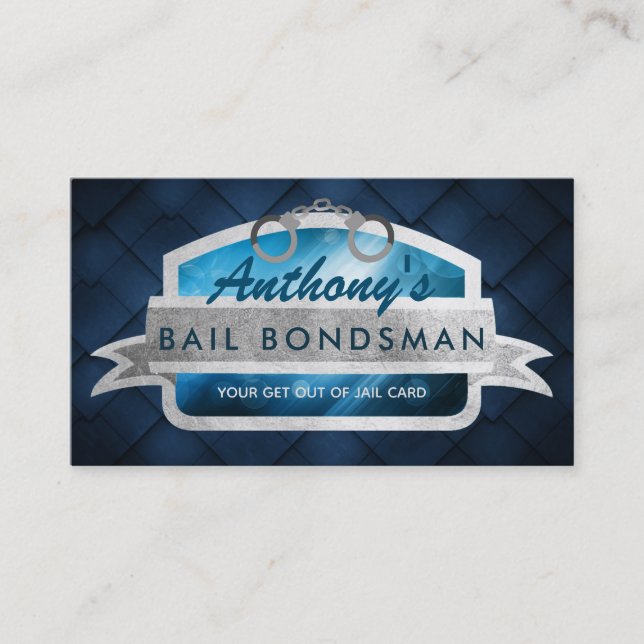 Cartes de visite Bail Bondsman Slogans (Devant)