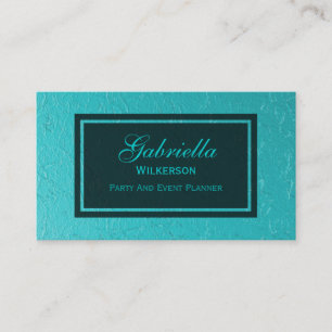 Cartes de visite bleus d'aluminium