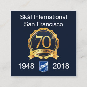 Cartes de visite carrés de Skal SF