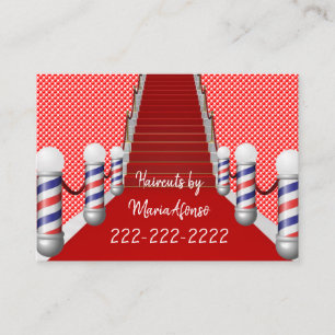 Cartes de visite, Cartes de visite Barbershop