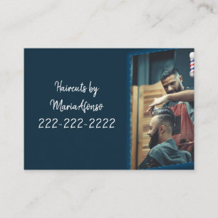 Cartes de visite, Cartes de visite Barbershop
