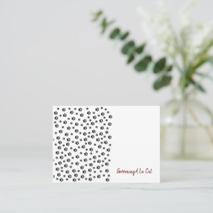 Cartes de visite, Cartes de visite de pattes de ch