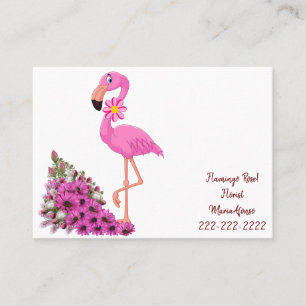 Cartes de visite, Cartes de visite du Flamant rose