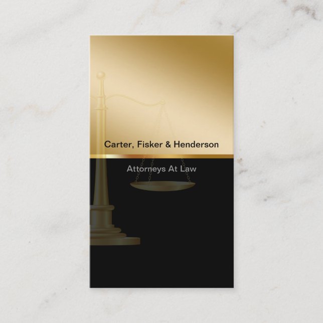 Cartes de visite chics de mandataire (Devant)