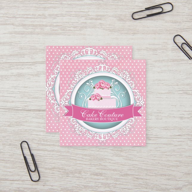 Cartes de visite chics et modernes de concepteur (Devant/Arrière en situation)