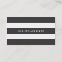 Cartes de visite chics modernes de |