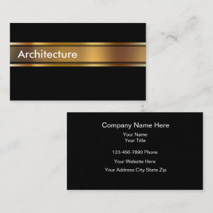 Cartes de visite Classy Architect Theme