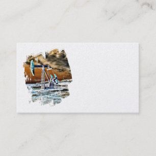 Cartes de visite colorés de dispositif de pompage