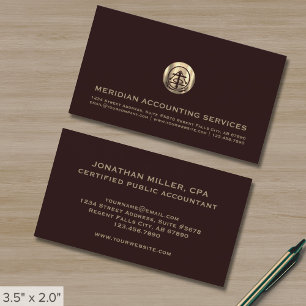 Cartes de visite comptables