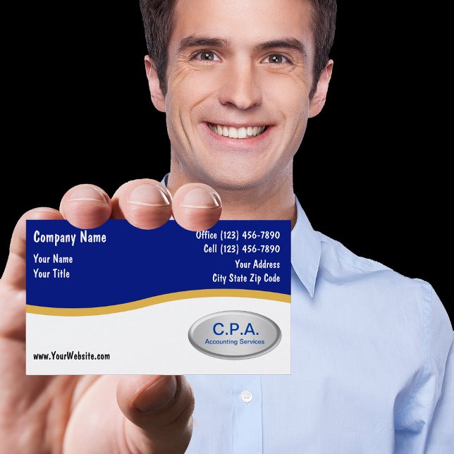 Cartes de visite comptables (Créateur téléchargé)
