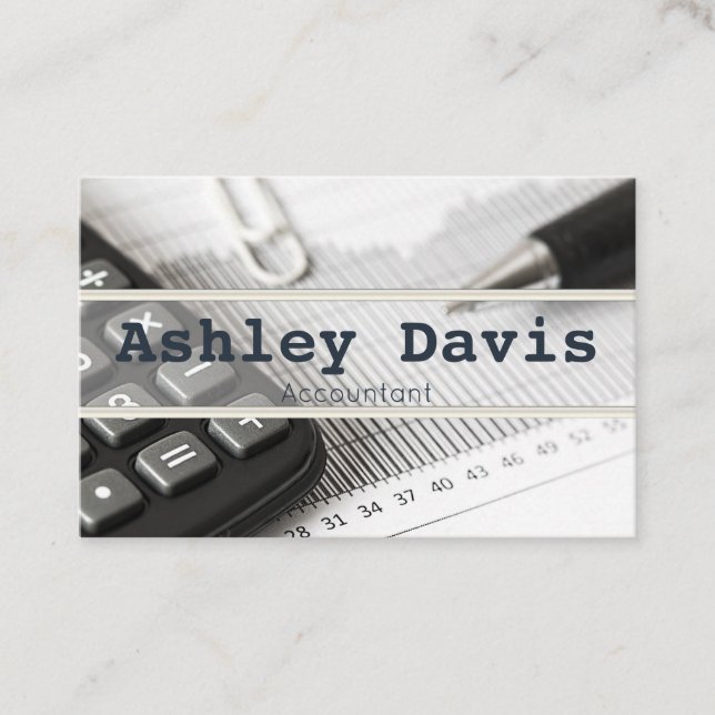 Cartes de visite comptables (Devant)