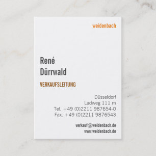 Cartes de visite cool