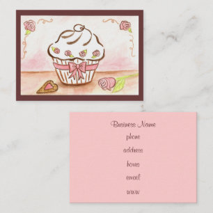 Cartes de visite Cupcake