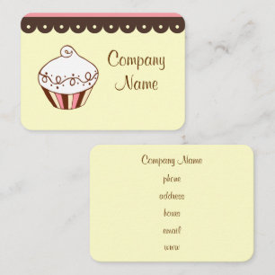 Cartes de visite Cupcake