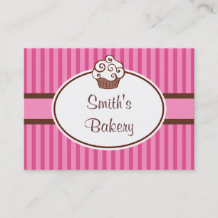 Cartes de visite Cupcake personnalisés