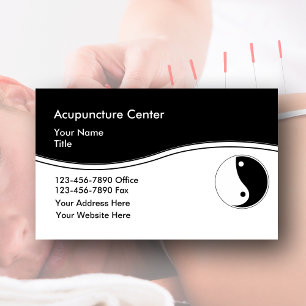 Cartes de visite d'acuponcture