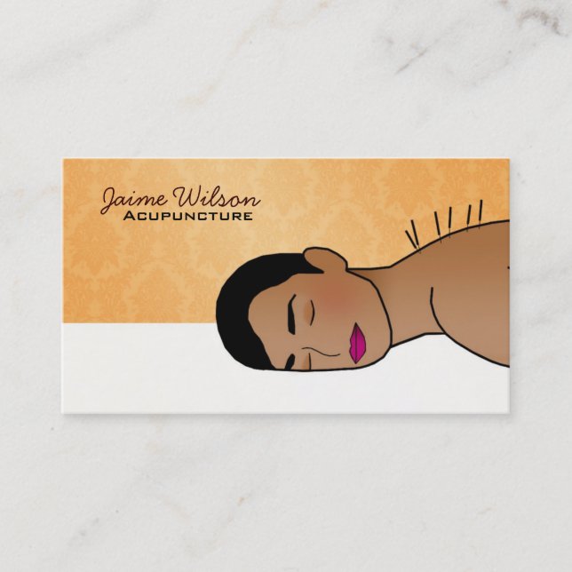 Cartes de visite d'acuponcture (Devant)