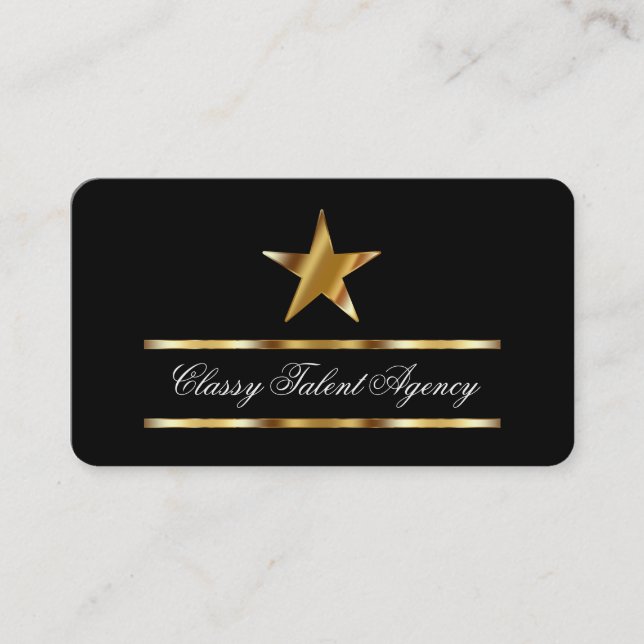 Cartes de visite d'agence d'artistes (Devant)