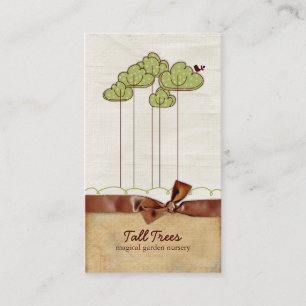 Cartes de visite d'arbres grands