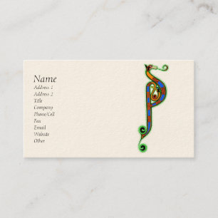 Cartes de visite d'art celtique personnalisables
