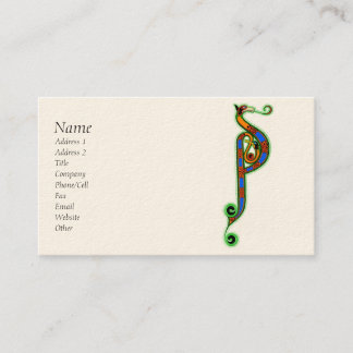 Cartes de visite d'art celtique personnalisables