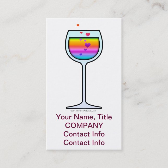 CARTES DE VISITE D'ART DE VIN (Devant)