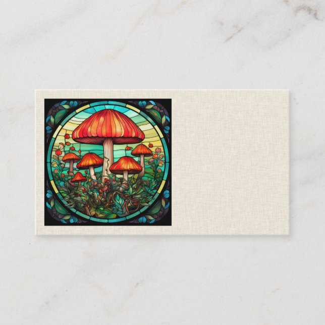 Cartes de visite d'art des champignons (Devant)