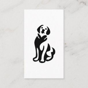 Cartes de visite d'assignation de chien personnali