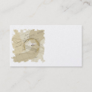 Cartes de visite d'aventure aéronautique