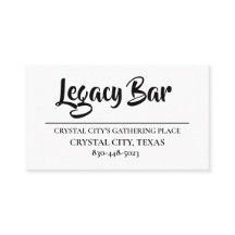 CARTES DE VISITE DE BARRE LÉGACÉE