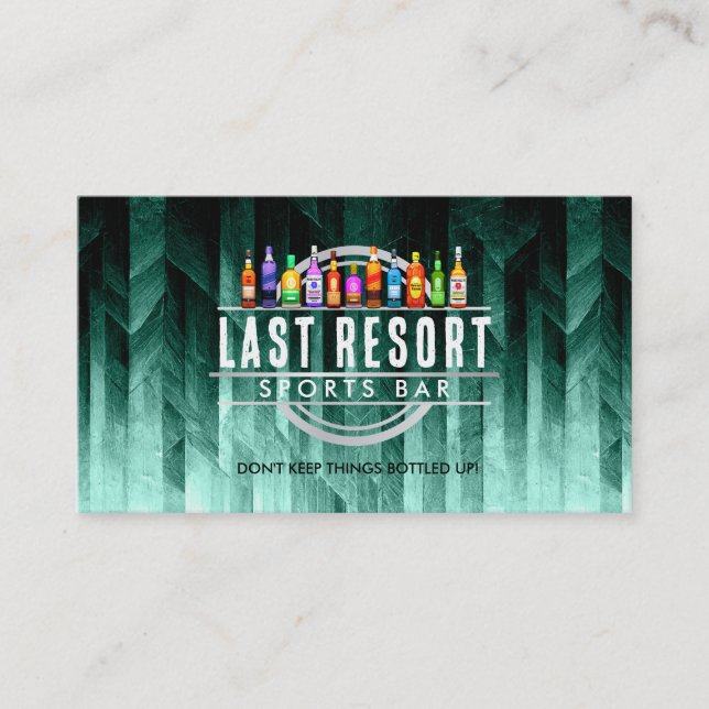 Cartes de visite de barres personnalisables (Devant)