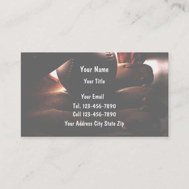 Cartes de visite de base-ball (Devant)