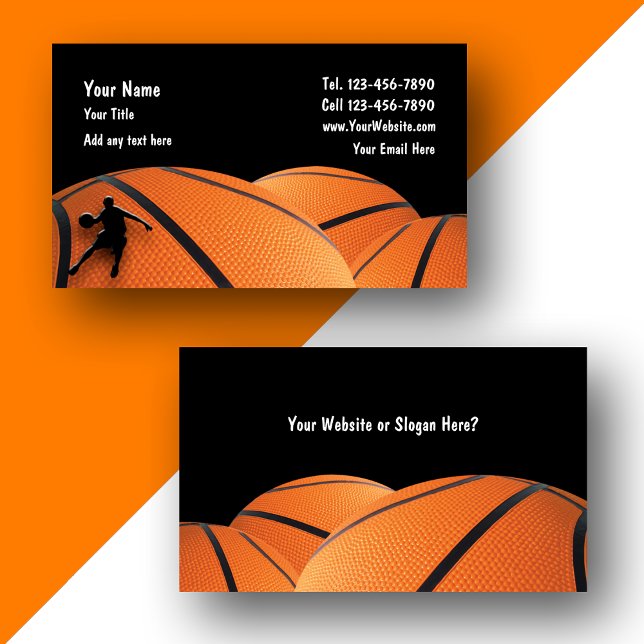 Cartes de visite de basket-ball (Créateur téléchargé)