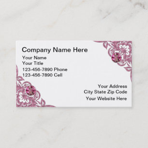 Cartes de visite de beauté