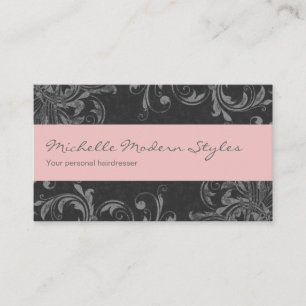 Cartes de visite de beauté de cheveux