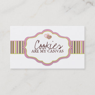 Cartes de visite de biscuit