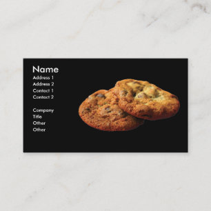 Cartes de visite de biscuit