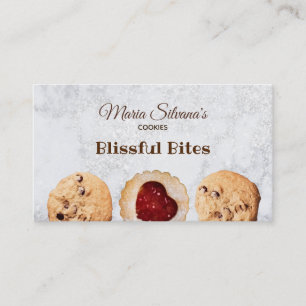 Cartes de visite de biscuits